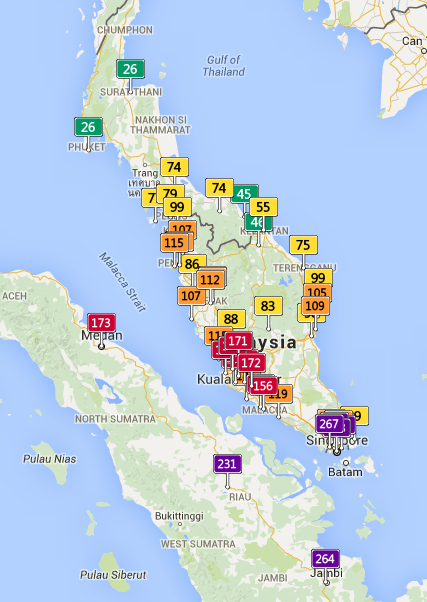 Air Pollution in Thailand  Real-time Air Quality Index Visual Map